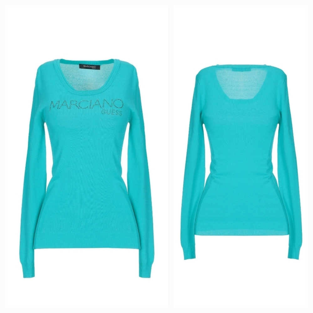 NWT MARCIANO Turquoise Top